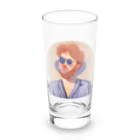 変わり者の集まりのおしゃれな田舎のおじさん Long Sized Water Glass :front