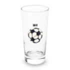 cocomomo777のサッカー　ボール Long Sized Water Glass :front