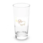 formalinmuimuiの8さいが描いた犬 Long Sized Water Glass :front