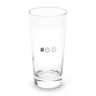 おもしろ日本語Tシャツ屋さんの#⚪︎⚪︎グッズ Long Sized Water Glass :front