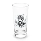 われらちきゅうかぞくのナイト キャッツ(Knight Cats) Long Sized Water Glass :front