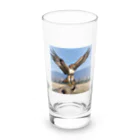 ganeshaの離陸準備中のタカ Long Sized Water Glass :front