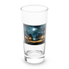 studio eizoの夜の村！ミリタリーファッションのエキサイティングな世界へようこそ！ Long Sized Water Glass :front