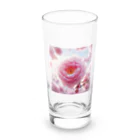 su-toの4月11日の誕生花　八重桜(牡丹桜) Long Sized Water Glass :front