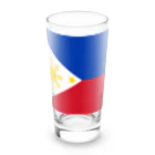 お絵かき屋さんのフィリピンの国旗 Long Sized Water Glass :front