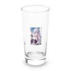 巫女スタぐらむの日本刀をもった美少女 Long Sized Water Glass :front