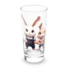 G-EICHISの筋肉隆々のウサギ達 Long Sized Water Glass :front