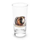 OKameMolꕤ︎︎オカメモルのアニメ風三毛モルモット Long Sized Water Glass :front