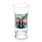 yuyuu_youtubeの笑顔の少女 Long Sized Water Glass :front