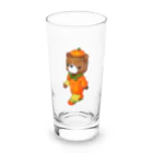 satoayaのアニマルカフェのフルーツファッション　カキ Long Sized Water Glass :front