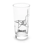 stereovisionのユニコーンの折り紙 Long Sized Water Glass :front