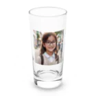 yuyuu_youtubeのメガネの少女 Long Sized Water Glass :front