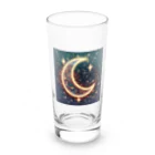 moonlightcatのキラキラ輝くお月様 Long Sized Water Glass :front