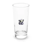 たんたん狸の不気味で可愛い森の不気味で可愛いタマンデュア001 Long Sized Water Glass :front