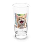 f-koroのかわいい笑顔がたまらない子猫 Long Sized Water Glass :front