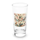 猫LOVE items Noahの猫LOVE items 鯖虎　雉虎 Long Sized Water Glass :front