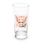 ゆうちゃんNFTいいねの耳長が可愛いフェネックちゃん13 Long Sized Water Glass :front