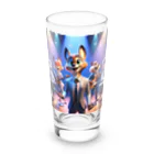 ANIMAL HEROES -musical band-の「グルーヴィー・フォックス・ジャズバンド」：アニマルズ・イン・スーツ Long Sized Water Glass :front