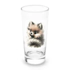 くれよんハウスのくれよんポメ振返り Long Sized Water Glass :front