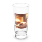 statham2865の暖炉猫 Long Sized Water Glass :front