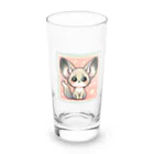 ゆうちゃんNFTいいねの耳長フェネックちゃん21 Long Sized Water Glass :front