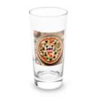 AI妖怪大図鑑のピザ妖怪　ラザピー Long Sized Water Glass :front