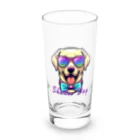 Shades DOGのラブラドールレトリーバー（A） Long Sized Water Glass :front