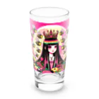 トトベス(T∴B∴M∴)🕊️の🐝ピンクムーンとミツバチと〈III女帝〉👸🏻 Long Sized Water Glass :front