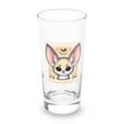 ゆうちゃんNFTいいねの耳長が可愛いフェネックちゃん32 Long Sized Water Glass :front