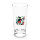 Tarionのうきよ犬5 Long Sized Water Glass :front