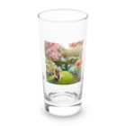 JAMnano1837の猫 in 花園 Long Sized Water Glass :front