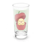 ゆずぷるのりんごの中からこんにちは！（雑貨） Long Sized Water Glass :front