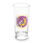 パープルルームの夜のロマンチックな光景！ Long Sized Water Glass :front