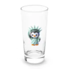 JUPITERの自由のペンギン像 Long Sized Water Glass :front