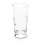 mushizuDASHのトラ猫の魚いじめ Long Sized Water Glass :front