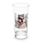 no name...の《背景が変わる⁉️》ウルフ×ウルフカット🐺 Long Sized Water Glass :front