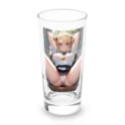 美少女学院の金髪美少女　七海ちゃん Long Sized Water Glass :front