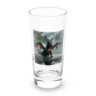 幻想都市の湖のドラゴン Long Sized Water Glass :front