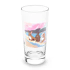 Chama's shopのビーチアニマル Long Sized Water Glass :front