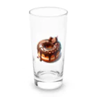 アミュペンのチョコレートドーナツが登場！ Long Sized Water Glass :front