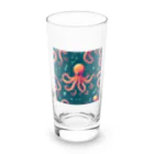 takekoputaの海中を泳ぐイカの触手 Long Sized Water Glass :front