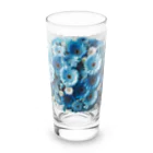 RAMU--JAYの青いガーベラ Long Sized Water Glass :front
