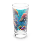 asuto_20のローポリ風サンゴ Long Sized Water Glass :front