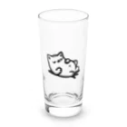 ゆるねこshopのお腹のでてる猫17 Long Sized Water Glass :front