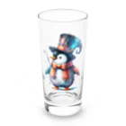 CYBER ARTのペンギンのぎん Long Sized Water Glass :front