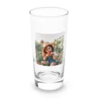 AQUAMETAVERSEの苺狩りで口にほうばんでいる女の子　ラフルール　1859 Long Sized Water Glass :front