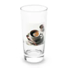 アミュペンの真に美味しいブラックコーヒー Long Sized Water Glass :front