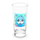 aki-hiro130のかわいいサメです Long Sized Water Glass :front