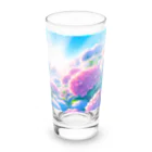 huwari-hanaakariの朝日に輝く紫陽花 Long Sized Water Glass :front