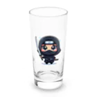 日本文化デザインショップの「侍スマイル」キュート侍 Long Sized Water Glass :front